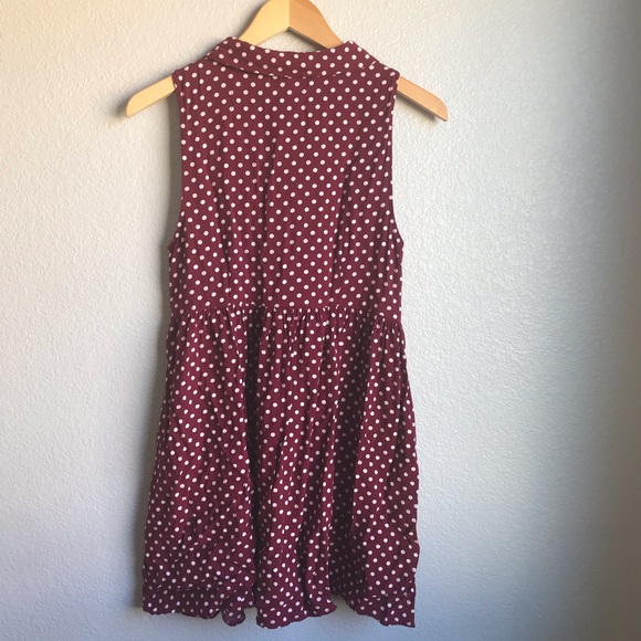 Cotton On Purple Polka Dot Dress - Picture 6 of 7